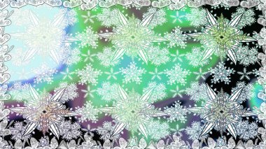 Düz çiçek öğeleri tasarım. Raster. Bahar Tema Dikişsiz desen arka plan rengi.