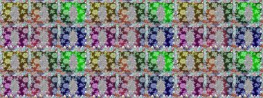 Kartlar, davetiyeler, tarih kartları ve daha fazlası için kullanılabilir. Tatlı suluboya, dikişsiz çiçek deseni. Büyük bir suluboya çiçek seti..