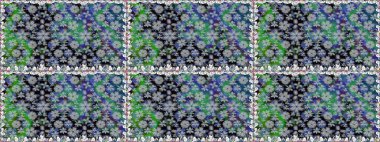 Gri üzerine çiçekler. Kusursuz bir arka plan modeli. Suluboya, elle çizilmiş. Raster stoku.