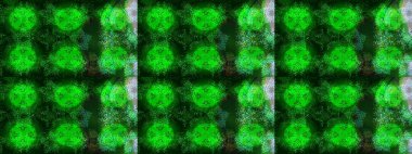 Çiçek Elementleri 'nin soyut geçmişi. Raster kış deseni. Raster illüstrasyonu. Yeşil, mavi ve gri renkler üzerine tasarım.