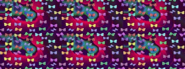 Soyut renkli arkaplan. Renkli sayfa dekoratif kelebeği. Raster illüstrasyonu. Yetişkin ve büyük çocuklar için boyama kitabı. Dekoratif stil. Çizim.