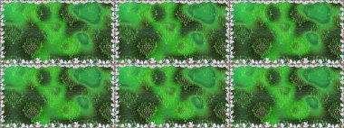 Şatafatlı bahar bahçesi dokusu. Raster illüstrasyonu. Çiçeksiz arka plan. Çiçek deseni.