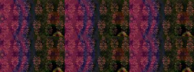 Gri renkli çiçekler. Raster illüstrasyonunda çiçek deseni çizimi.