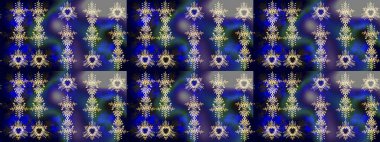 Düz kar karalama ikonları, yılbaşı afişi için kar taneleri silueti, kartlar. Renklere göre güzel soyut kar tanesi raster tasarımı. Yeni yıl kar tanesi.