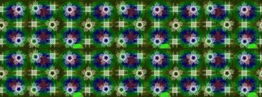 Yeşil, mavi ve gri renkli suluboya kar taneleri. İllüstrasyon kar tanesi. Kışın sembolü. Güzel dekorasyon.