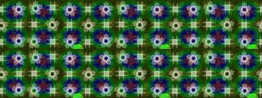 Yeşil, mavi ve gri renkli suluboya kar taneleri. İllüstrasyon kar tanesi. Kışın sembolü. Güzel dekorasyon.