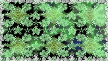 Çiçekli zambaklar kusursuz bir arka plan. Çiçek tasarımı için inanılmaz bir kolaj cenneti tarzı. Parlak çiçekli kolaj çiçekleri yeşil.