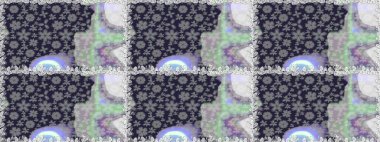 Şirin karalama çiçekleri olan kusursuz çiçek desenleri. Raster illüstrasyonu. Eskiz tarzı gri renkte. Raster illüstrasyonu. El yapımı çiçek ve bitki koleksiyonu.