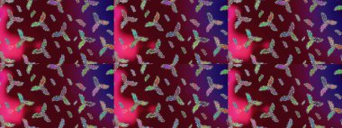 Raster tasarımı. Meteoroloji buz koleksiyonu. Xmas Frost kar taneleri izole edilmiş siluet sembolü. Kar tanesi raster arka planı. Kış kahverengisi, mor ve mavi Noel Karlar düz kristal element.