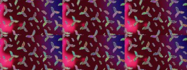 Raster tasarımı. Meteoroloji buz koleksiyonu. Xmas Frost kar taneleri izole edilmiş siluet sembolü. Kar tanesi raster arka planı. Kış kahverengisi, mor ve mavi Noel Karlar düz kristal element.