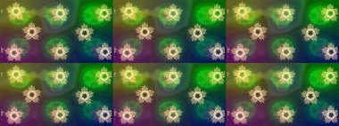 Renkli arka planda güzel kar taneleri. Düz dizayn. Raster illüstrasyonu. Kar Tanesi simgesi, izole.