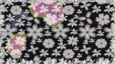 Arkaplan dokusu, duvar kağıdı, çiçek temalı gri renkler. Kabile sanatı boho baskısı, klasik çiçek arkaplanı. Soyut etnik raster pürüzsüz desen.