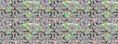 Güzel, pürüzsüz bir desen. Yazdır. Güzel kumaş deseni. Raster çiçekli arka plan. Düz Çiçek Elementleri Tasarımı. Renkli Yaz Temalı Kusursuz Arkaplan.