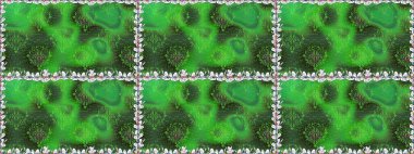 Şatafatlı bahar bahçesi dokusu. Raster illüstrasyonu. Çiçeksiz arka plan. Çiçek deseni.