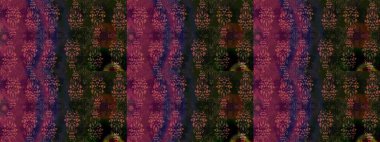 Gri renkli çiçekler. Raster illüstrasyonunda çiçek deseni çizimi.