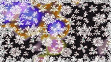 Raster çiçek izi. Klasik taslak çizimi. Çiçek grisi, pürüzsüz desen.