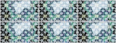 Kusursuz bir arka plan modeli. Tarafsız renklerde yaprakları olan yabani çiçekler. Suluboya, elle çizilmiş. Raster illüstrasyonu.