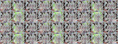 Kumaş, duvar kağıdı ve kağıt üzerine baskı yapmak için gelişen arka plan. Sevimli, pürüzsüz desenli, küçük çiçekli, klasik tarzda. Moda arka planında parlak buketler. Raster illüstrasyonu.