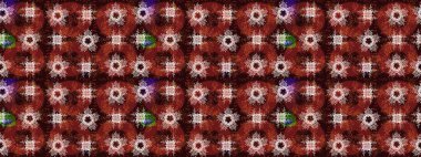 Raster illüstrasyonu. Doğum günü kartı, davetiye ya da afiş için iyidir. Kahverengi, nötr ve kırmızı renklerde altın. Ortaçağ çiçek desenini çiz. Dekoratif simetri arabesk.