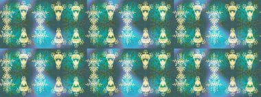 Renkler. Kar tanelerinin soyut arkaplanlı Noel şablonu. Altın kar taneleri. Noel ve yeni yıl moda baskıları için tatil tasarımı. Raster illüstrasyonu.