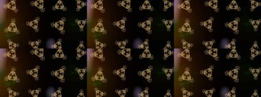 Siyah, kahverengi ve gri renkte çiçekler. Şirin çiçek elementleri. Robot resim. Raster illüstrasyonu.