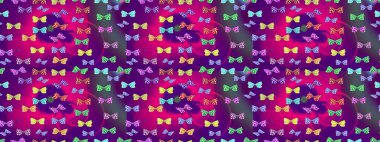 Güzel bir kumaş tasarımı. Soyut eskiz arka planı. Raster Kelebekleri deseni. Mor renkler üzerine resim.