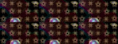 Kahverengi çiçekli eskiz deseni, suluboya çiçek deseni, sevimli çiçek, duvar kağıdı, kart veya kumaş için fayanslı. Raster - stok.