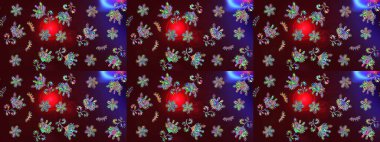 Çiçekli karalama şeklinde Raster çiçek deseni. Kahverengi renkli çiçekler. Nazikçe, güzel çiçek arkaplanı..