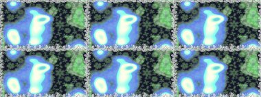 Raster Modaya uygun kumaş deseni. Düz Çiçek Elementleri Tasarımı. Mavi renkli şirin çiçek deseni. Renkli Bahar Teması Kusursuz Arkaplan.