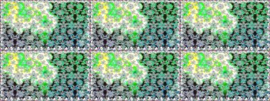 Kumaş desenli papatya çiçeği detayı. Gri renkli çiçekler.