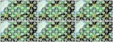 Moda baskıları için zarif bir şablon. Modern çiçek arkaplanı. Halk tarzı. Parlak renkli çiçekleri ve yeşil yaprakları olan, kusursuz çiçek desenleri..