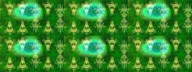 Hint çiçek liyada madalyon deseni. Etnik Mandala süsü. Tekstil, tebrik kartı, boyama kitabı, telefon kılıfı baskı için kullanılabilir. Raster Kına dövme tarzı.