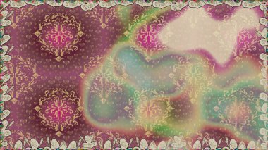 Modern stil dokusu. Çiçek desenli raster, nötr çizgi grafik deseni soyut raster arkaplan.