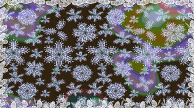 Kusursuz dekoratif arka plan, çiçek mandala. Raster illüstrasyonu. Kahverengi renklerde. Çiçek..