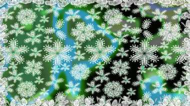 Suluboya etkisi. Organik elementler. Raster deseni. Botanik kusursuz desen.