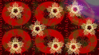 Hediye ambalaj kağıdı, tebrik kartları, posterler ve pankart tasarımı. Kırmızı renkte çiçekler. Raster düz çiçek çizim deseni.