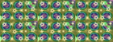 Kar Tanesi Simgesi. Yeşil, mavi ve nötr renklerde izole edilmiş. Kar Tanesi Raster illüstrasyonu. Kış kar taneleri.