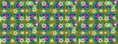 Kar Tanesi Simgesi. Yeşil, mavi ve nötr renklerde izole edilmiş. Kar Tanesi Raster illüstrasyonu. Kış kar taneleri.