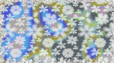 Düz Çiçek Elementleri Tasarımı. Renkli Bahar Temalı Kusursuz Arkaplan. Raster..