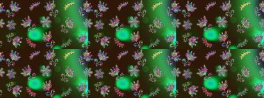 Noel süsleri ve Noel süsleri. Raster Noel soyut renkli arkaplan ve düşen kar tanesi.