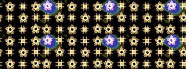 Kar Tanesi Mozaik ikonu. Sembol kışı, donmuş, Noel, yeni yıl tatili. Raster skeci. Siluet kar taneleri tabelası siyah, sarı ve kahverengi renkleri izole ediyor. Düz dizayn. Grafiksel element dekorasyonu.