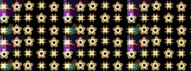 Siyah, kahverengi ve sarı renkler üzerine illüstrasyon. Kışın sembolü, mutlu noeller, mutlu yeni yıl kutlaması Raster illüstrasyonu. Soyut duvar kâğıdı, ambalaj dekorasyonu. Kar tanesi kadar basit..