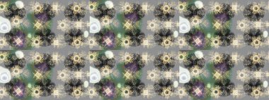 Renkli elementlerle Raster ilginç desen