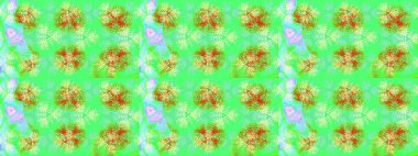 Renkli arka planda güzel kar taneleri. Raster kar taneleri deseni. Raster illüstrasyonu.