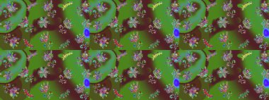 Karla süslenmiş Noel kar taneleri. Noel şenliği geçmişi. Raster illüstrasyonu.