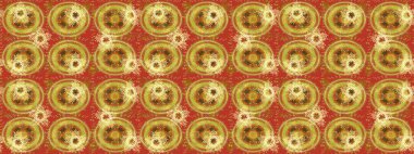 Raster Noel soyut renkli arka plan ve tatlı kar tanesi. Farklı kar taneleri toplayıcısı, turuncu, sarı ve kahverengi renklerde kış elementleri..