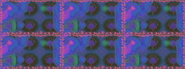 Etnik Mandala süsü. Kızılderili desenli desenli desenli şal deseni. Raster Henna dövme stili. Tekstil, tebrik kartı, boyama kitabı, telefon kılıfı baskısı için kullanılabilir.