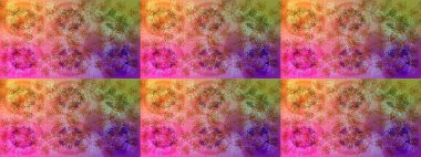 Renkli elementlerle Raster ilginç desen