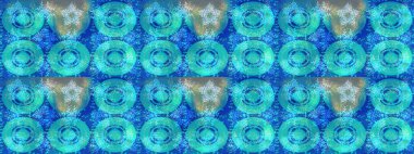 Kar taneleri deseni. Kar taneleri arka planda. Raster illüstrasyonu. Arkaplanda soyut kar taneleri olan düz tasarım. Kar tanesi süslemeli desen.