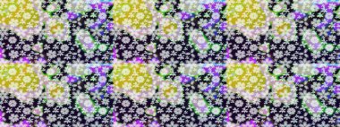 Tekrar eden çiçek arkaplanı, zarif gri çiçek duvar kağıdı. Gri renkler üzerine çiçek desenli çizimler, el yapımı papatyalar, papatyalar..